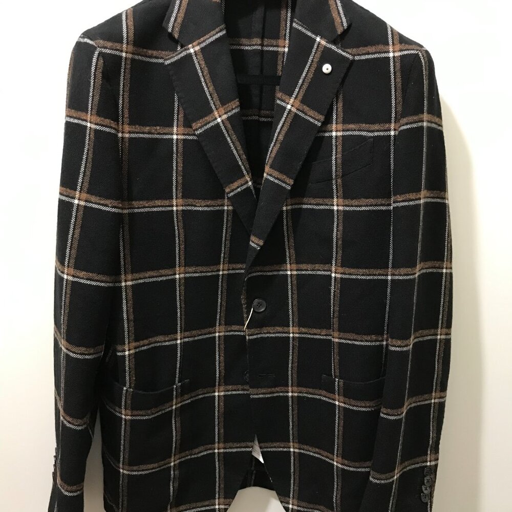 L.B.M.1911 Italian luxury sartorial sport coat, Fit is 41US~42US slim NWT$1495 - Picture 6 of 13